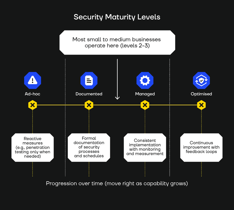 Security maturity levels explained