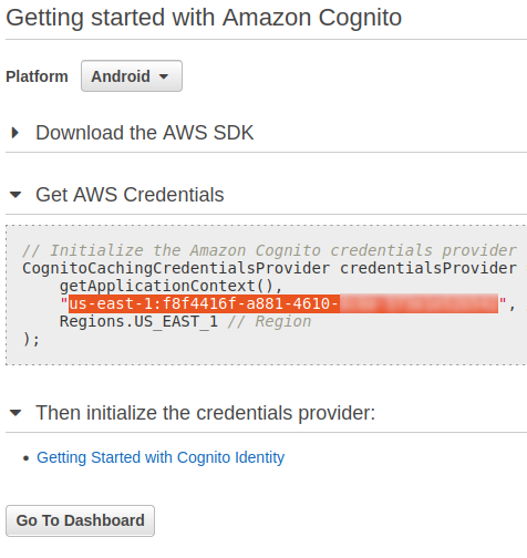 AWS Cognito Identity Pool