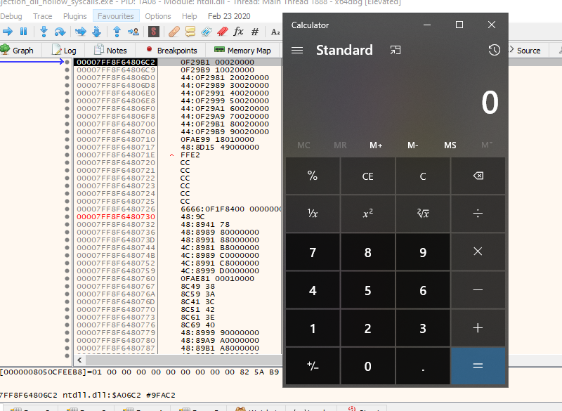 patch ntdll!LdrpDispatchUserCallTarget in x64dbg - payload executed